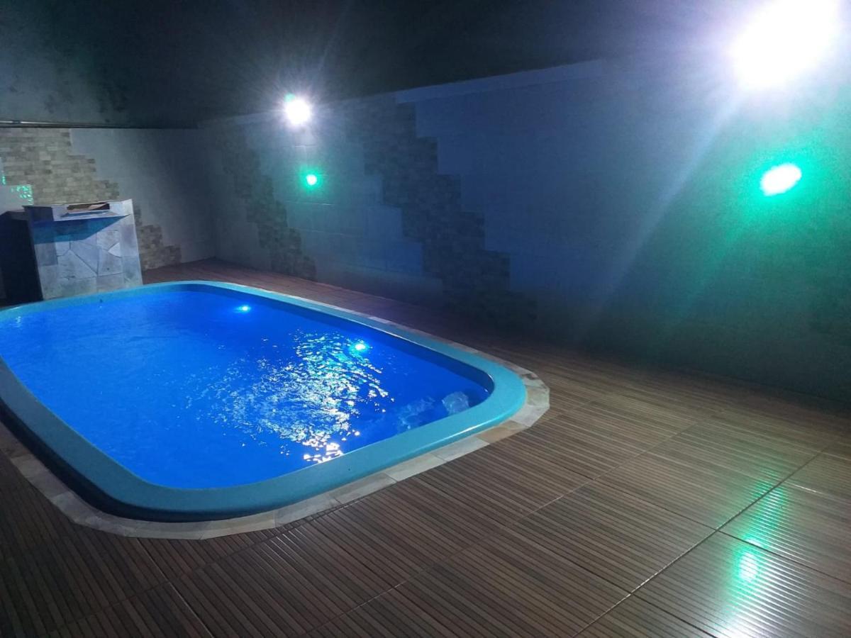 Casa Na Praia Com Piscina E Churrasqueira Itanhaém Esterno foto